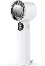 Handy Fan Cooling Plate (2024 Newest) Handheld Fan, 6,800 mAh Large Capacity, 3-in-1, Silent, 1-100 Stepless Airflow, Powerful Desktop Fan, Peltier Cooling, Ultra Large Airflow