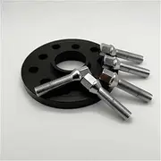 DEMULAX Spacers Wheel Spacers Widening Kit 5x112 Hubcentric 66.6 Aluminum Wheel Adapter Suit, for Mercedes-Benz, Car Separators Shims Plate Car Wheel Spacers(Black 25mm)