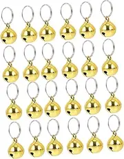 CIYODO Cat Accessory Bell Pendant 24pcs Adorable Decorative Pet Bells for Collar