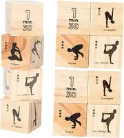 BCOATH 3Sets Fitness Dice of Fun Dice for Yoga Exercise Games Lightweight Easy to Grip for Parties Home and Outdoor Activities