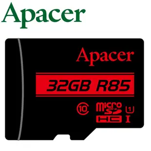 Apacer 宇瞻 32GB 32G MicroSD MicroSDHC TF U1 C10 記憶卡 (3.5折)