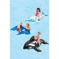 在飛比找ETMall東森購物網優惠-超大游泳圈充氣坐騎大鯊魚水上玩具成人大人海豚黑鯨魚沖浪網紅