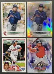 Jose Ramirez (4) Card Lot - Guardians - Refractor