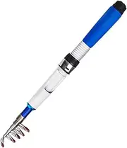 Casting Fishing Pole | Short Small Casting Sea Fishing Pole - Travel Fishing Rod for Bass Trout Saltwater Freshwater with Comfortable Handle for Men Him