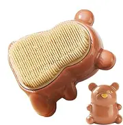 Bear Nail Brush - Cute Hand Nail Brush Cleaner for Nails and Toes | Soft Bristles, Easy Scrubbing Brush for Kids and Adults, Gentle Nail Cleaning Brush for Hygiene and Grooming