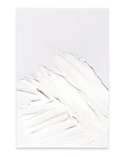iCanvas Minimal White Print on Acrylic Glass by Honeymoon Hotel