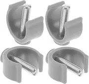 SECFOU 4pcs Walker Clamp Walker Padded Hand Grip Covers Woodworking Clamps Walker and Crutch Clips Adjustable Cane C Shaped Clamp Buckle Strap for Walking Cane Walker Handle Pads