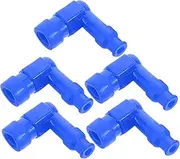 SOESFOUFU 5pcs Generator Spark Plug Caps High Temperature Resistant Plug Boots Easy Installation for Enhanced Performance Suitable for Motorbike Engines and Water Pumps