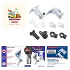 Refrigerator Adjustable Door Hinges Kit for Left and Right Doors - Replacemen...