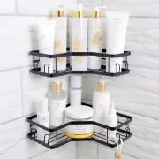 Corner Shower Caddy - 2-Pack Rustproof Stainless Steel Adhesive Shower Shelves f