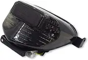 HTTMT MT186-SK Smoke Led Tail Light Brake Light with Integrated Turn Signals Indicators Compatible with Suzuki 2001-2003 GSX-R600/ 2000-2003 Suzuki GSX-R750/ 2001-2002 Suzuki GSXR 1000