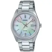 Casio MTP-1302DS-7AVDF Men's Analog Watch – White Dial with Stainless Steel Brac