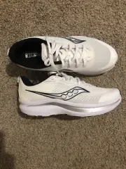 Saucony Big Kids Endorphin White/Black Sneakers Size 6.5 New In Box