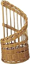 Leefasy Wicker Bread Basket Fruit Vegetables Sundries Storage Basket French Bread Stand Woven Imitation Rattan Basket for Restaurant