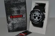 AUTHENTIC CASIO G-SHOCK Men's GA-100 SERIES GA100BW-1A BLACK BRAND NEW