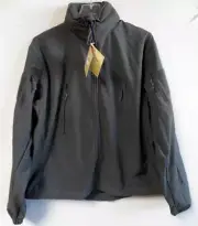 NWT Men's ROTHCO Jacket 2XL Charcoal Gray Wind & Waterproof Retains Heat Pockets