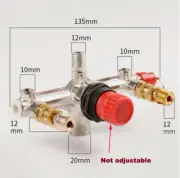 Air Compressor Pressure Valve Switch Control Manifold Regulator Gauges Tools new