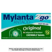 Mylanta 2Go Antacid Original Chewable Tablets 100 Pack