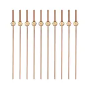 10 Pcs Wooden Second Hand Clock Mechanism Replacement with Pendulum