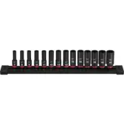 Milwaukee 14 Piece 3/8 Inch Standard Impact Duty Drive Metric 6-point Socket Set