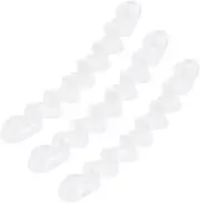 3 Pairs Comfortable Invisible Silicone Half Stickers for Women Slip Foot Cushions for High Heels and Sandals White Durable Washable and Reusable