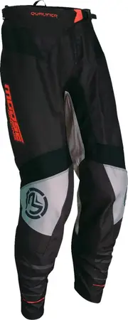 Moose Offroad Qualifier S25, textile pants , color: Grey/Black/Red , size: 28