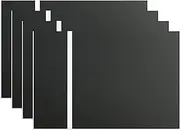 4pcs 12''x8''Two-color Laser Engraving Panels, Laser Egraving Two-color Plates for Laser Engraving Home, Office Customized Personalized Signs (Black Panel Carved White)