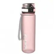 Ion8 LEAK PROOF SLIM DRINK BOTTLE 500ml One Touch Flip-Top Opening ROSE