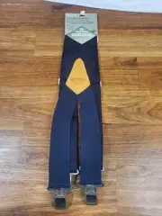 New McGuire Nicholas 115 Navy Blue Suspenders