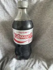 Share A Coke with Edward 2025 Personalized Gift Coca Cola Bottle 20oz Diet