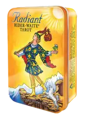 Radiant Rider-Waite in a Tin, Brilliantly colored deck, For tarot reading