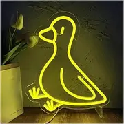 Sign Lamp Duck Neon Sign USB Powered Dimmable Cute Duck Lights For Shop Birthday Party Wall Decoration 29cm×33cm