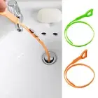 2X Bathroom Sink Drain Cleaner Unblocker Hair Remover Shower Snake Clog Tool