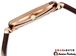 潮牌 EMPORIO ARMANI 亞曼尼手錶 AR9042M小牛皮錶帶 休閒簡約石英情侶對錶  手錶  海外代購-雙