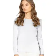 Bayroad Merino Women's Harper Crew - Winter White