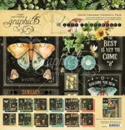 GRAPHIC 45 - LIFE IS ABUNDANT - CALENDAR COLLECTION PACK - 12" X 12"