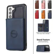 Leather Card Holder Wallet Case Cover For Samsung Galaxy S21 S20 S10 Note 20 10