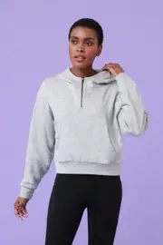 Womens Zip Front Hoodie