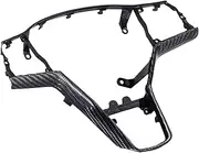 Carbon Fiber Steering Wheel Button Frame Key Frame Assembly Accessories Compatible With Tesla 22-23 Compatible with Model Y(Style 1)