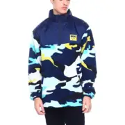 DGK Dirty Ghetto Kids "Chill" Polar Fleece (Multi) Men's Pullover Half Zip Up