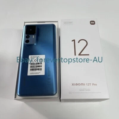 Unlocked Xiaomi 12T Pro 5G Dual SIM 12+256GB 200MP 6.67" Original Phone 5000mAh