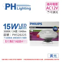 在飛比找momo購物網優惠-【Philips 飛利浦】2入 LED 15W 930 黃光