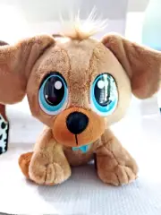Rescue Tails Pet Plush Interactive Stuffed Toy RT Golden retriever Happy Sad NEW