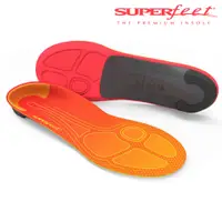 在飛比找PChome24h購物優惠-【美國SUPERfeet】碳纖維路跑鞋墊 – 橘色