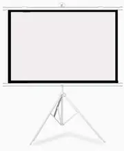 Simple Stand Projection Screen, Portable Projector Screen, White Wrinkle Free Movie Screen for Backyard Movie Night/Small Party/Traveling/Outdoor Parties(Black,120x90cm/3.9x2.9ft)