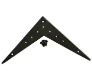 Black 7-string Vee Flying V Style Electric Guitar Tailpiece FVT-7ST-B