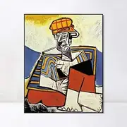 Pablo Picasso Posters The Smoker Canvas Painting Pablo Picasso Wall Art Pablo Picasso Prints for Modern Home Decor Pictures 40x60cmx1 No Frame