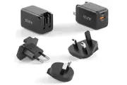 KeySmart STATIK 45W BlitzCharge Dual Power Adapter - Black