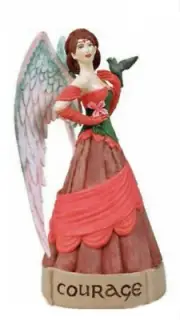 Courage Angel Ornament by Jessica Galbreth