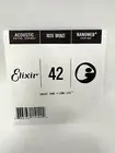 Elixir String 42 Acoustic Nanoweb coating 80/20 Great Tone and Long Life 1 Pk